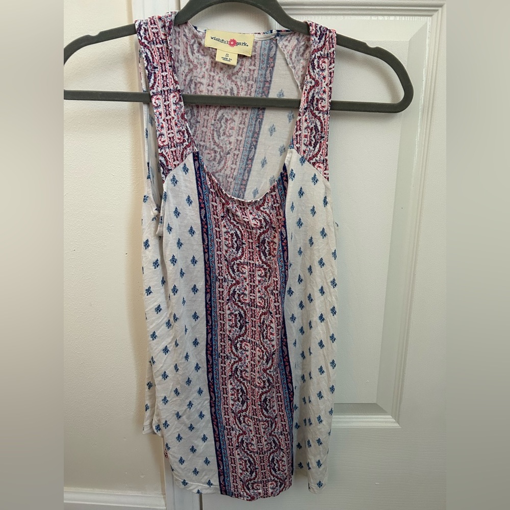 Wishful thinking tank top size small